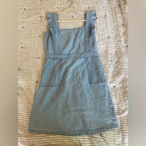 Denim Pinafore Dress